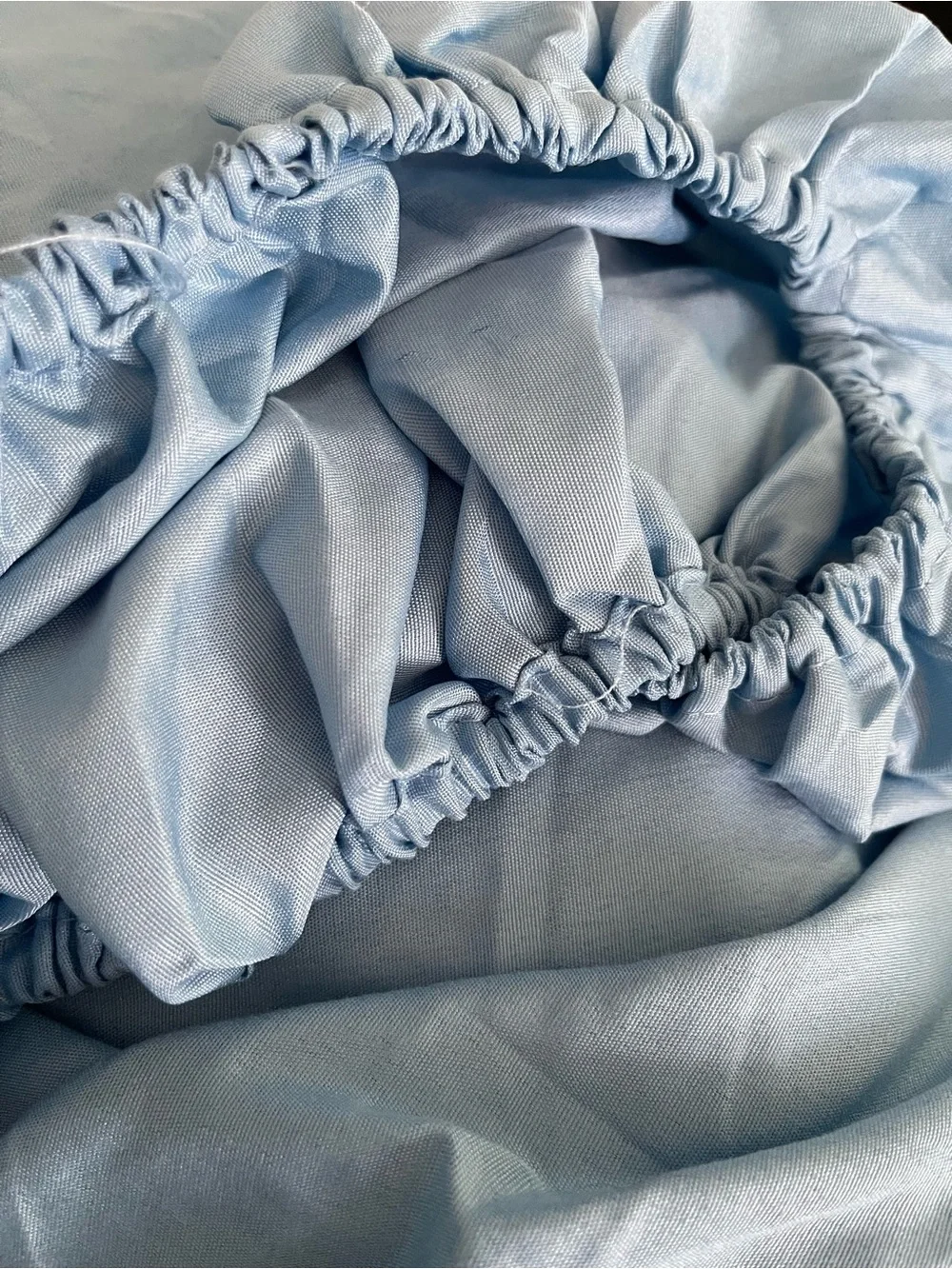 Luxury Home Bedding Sheet Set in Light Blue